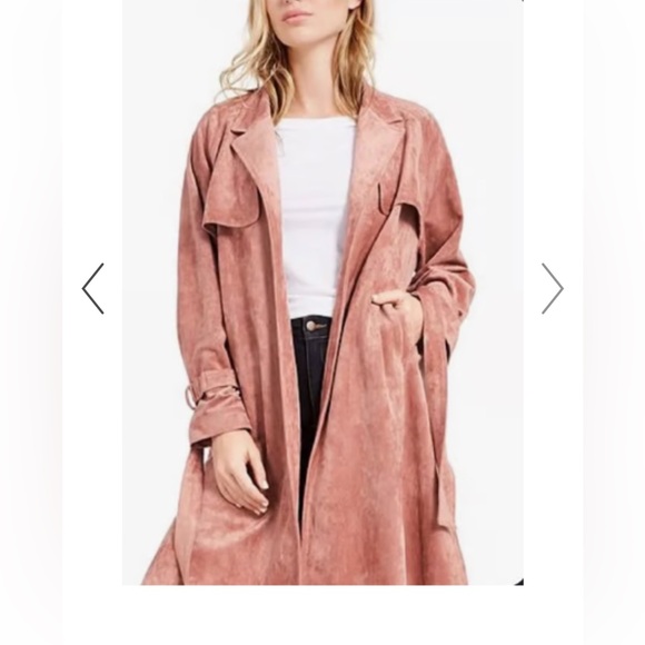 OAT New York suede trench coat - Picture 8 of 9